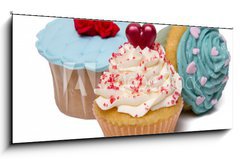 Sklenn obraz 1D panorama - 120 x 50 cm F_AB68650836 -  original and creative cupcake designs - originln a kreativn design koku