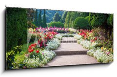 Obraz 1D panorama - 120 x 50 cm F_AB69808368 - Flower Garden