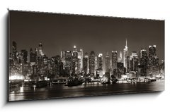 Sklenn obraz 1D - 120 x 50 cm F_AB70678313 - Midtown Manhattan skyline - Panorama Manhattanu v centru msta