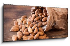 Sklenn obraz 1D panorama - 120 x 50 cm F_AB71116560 - almonds - mandle