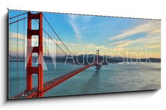 Obraz 1D - 120 x 50 cm F_AB73939513 - Golden Gate Bridge