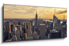 Obraz   Sunset on Manhattan, 120 x 50 cm