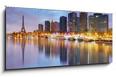 Obraz 1D panorama - 120 x 50 cm F_AB78160118 - Paris skyline with Eiffel tower in background