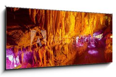 Sklenn obraz 1D panorama - 120 x 50 cm F_AB81468863 - The China cave, geological landscape,