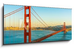 Obraz 1D panorama - 120 x 50 cm F_AB82991344 - Golden gate bridge, San Francisco, CA - Golden Gate Bridge, San Francisco, Kalifornie