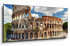 Obraz 1D panorama - 120 x 50 cm F_AB85240866 - Colosseum in Rome - Koloseum v m