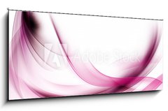 Obraz   Amazing Pink Fractal Waves Art Abstract Background, 120 x 50 cm
