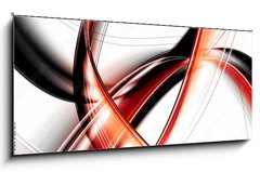 Obraz 1D panorama - 120 x 50 cm F_AB88798789 - abstract waves background