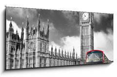 Obraz 1D panorama - 120 x 50 cm F_AB90714512 - Houses of Parliament - Domy parlamentu