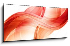 Sklenn obraz 1D panorama - 120 x 50 cm F_AB93057384 - Abstract Wave Element of Design Background - Prvek abstraktn pozad nvrhu pozad