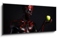 Obraz 1D panorama - 120 x 50 cm F_AB932337 - devil apple