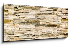 Sklenn obraz 1D panorama - 120 x 50 cm F_AB94014137 - sandstone masonwork