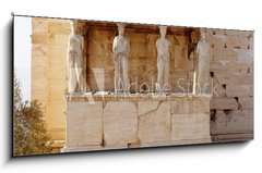 Sklenn obraz 1D panorama - 120 x 50 cm F_AB97379265 - Parthenon temple on the Acropolis of Athens,Greece. - Parthenon chrm na Acropolis v Atnch, ecko.