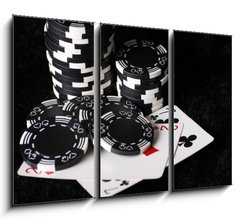 Obraz 3D tdln - 105 x 70 cm F_BB10109872 - very bad start in poker