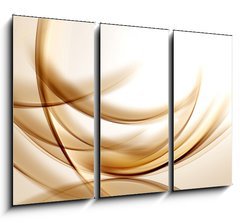 Obraz 3D tdln - 105 x 70 cm F_BB102053690 - Gold Lines Abstract Background