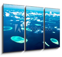 Obraz 3D tdln - 105 x 70 cm F_BB105827632 - Maldives Indian Ocean