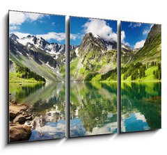 Obraz 3D tdln - 105 x 70 cm F_BB11281080 - Mountain lake - Horsk jezero