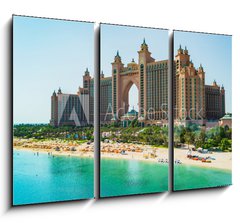 Obraz 3D tdln - 105 x 70 cm F_BB115896652 - Atlantis Hotel in Dubai, UAE