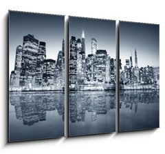 Obraz 3D tdln - 105 x 70 cm F_BB11924591 - New York manhattan