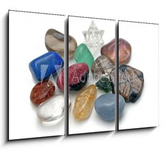 Obraz 3D tdln - 105 x 70 cm F_BB11929305 - Crystal therapy tumbled stones