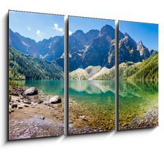 Obraz 3D tdln - 105 x 70 cm F_BB121557249 - Panorama Morskiego Oka