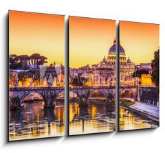 Obraz 3D tdln - 105 x 70 cm F_BB125722041 - Vatican City, Rome. Italy - Vatiknsk msto, m. Itlie