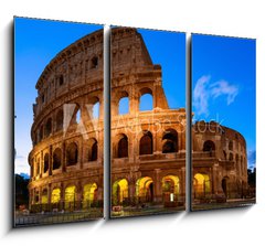 Obraz 3D tdln - 105 x 70 cm F_BB127759684 - Night view of Colosseum in Rome in Italy