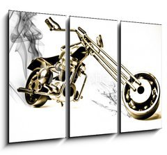 Obraz 3D tdln - 105 x 70 cm F_BB13243385 - motorcycle