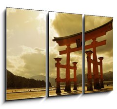 Obraz   Great torii at Miyajima, 105 x 70 cm