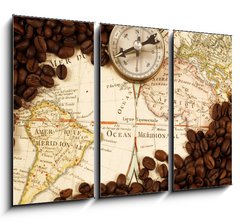 Obraz 3D tdln - 105 x 70 cm F_BB13992207 - Kaffeehandel