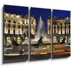 Obraz   piazza della republica, 105 x 70 cm