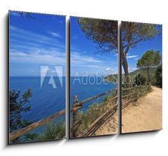 Obraz 3D tdln - 105 x 70 cm F_BB14698230 - Toscana, passeggiata sul mare