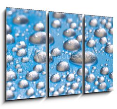 Obraz 3D tdln - 105 x 70 cm F_BB14808974 - metallic rain