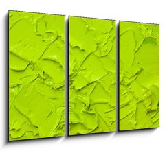 Obraz 3D tdln - 105 x 70 cm F_BB15076221 - green oil paint