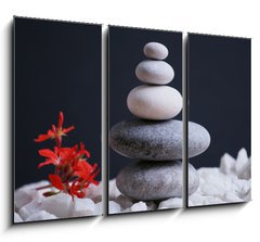 Obraz 3D tdln - 105 x 70 cm F_BB15945118 - Stones with Reiki energy