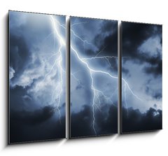 Obraz 3D tdln - 105 x 70 cm F_BB16831517 - Lightning