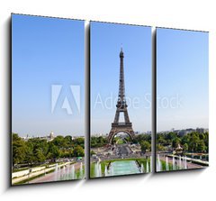 Obraz 3D tdln - 105 x 70 cm F_BB17875794 - Eiffel tower