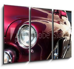 Obraz 3D tdln - 105 x 70 cm F_BB1886924 - classic merc hotrod