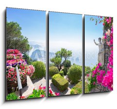 Obraz 3D tdln - 105 x 70 cm F_BB192209300 - Capri island, Italy