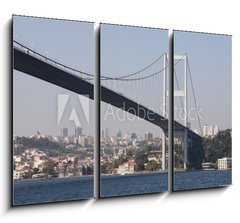 Obraz 3D tdln - 105 x 70 cm F_BB19286238 - Erste Bosporusbr cke in Istanbul - T rkei