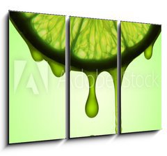 Obraz 3D tdln - 105 x 70 cm F_BB1949563 - lemon juice - citronov va