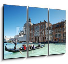 Obraz 3D tdln - 105 x 70 cm F_BB19684299 - Gondola