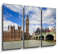Obraz 3D tdln - 105 x 70 cm F_BB19785682 - Big Ben and Houses of Parliament, London, UK
