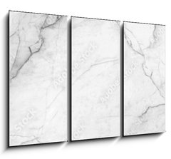 Obraz 3D tdln - 105 x 70 cm F_BB210626304 - panoramic white background from marble stone texture for design