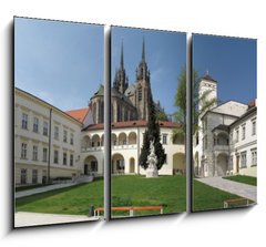 Obraz 3D tdln - 105 x 70 cm F_BB22475630 - Brno Bishop palace