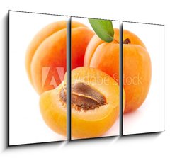 Obraz 3D tdln - 105 x 70 cm F_BB228967502 - Fresh apricot fruit in closeup