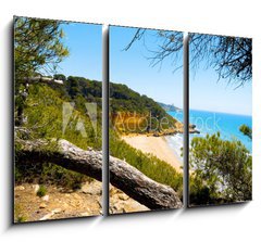 Obraz 3D tdln - 105 x 70 cm F_BB23411504 - Cala Fonda beach, Tarragona, Spain