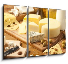 Obraz 3D tdln - 105 x 70 cm F_BB24067858 - cheese