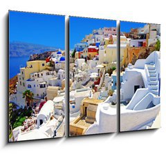 Obraz 3D tdln - 105 x 70 cm F_BB24321668 - amazing Santorini - asn Santorini