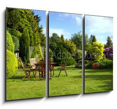 Obraz 3D tdln - 105 x 70 cm F_BB24338253 - English Garden - Anglick zahrada